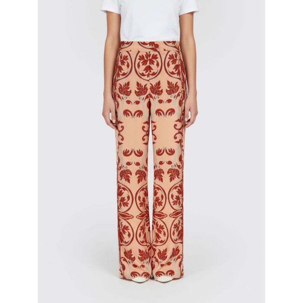 Ethnic Print Silk Trousers F.R.S. For Restless Sleepers